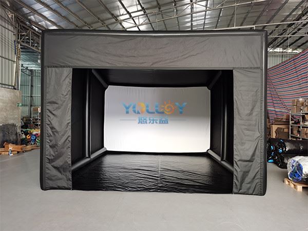 Inflatable Practice Swing Golf Simulator Tent